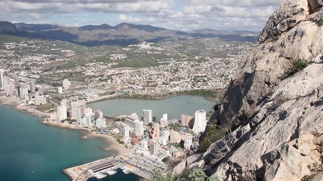 view from penon de ifach in Calpe Spain