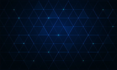 Blockchain network concept , Distributed ledger, computer connection technology, matrix coded background.