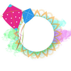 Happy Pongal wishes or greeting background design.