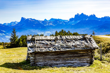 Woodshed on the Alm