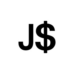 Obraz premium the dollar sign of Jamaica icon. Element of money symbol icon. Premium quality graphic design icon. Baby Signs, outline symbols collection icon for websites, web design, mobile app