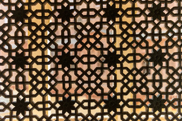 pattern of the windows of Mehrangarh Fort in Jodhpur, Rajasthan