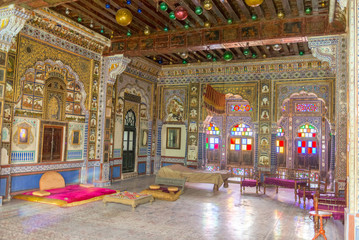 Fototapeta na wymiar Takhat Vilas in Mehrangarh Fort in Jodhpur, Rajasthan