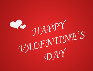 Valentines Day card background with heart