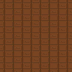 Chocolate bar seamless pattern.