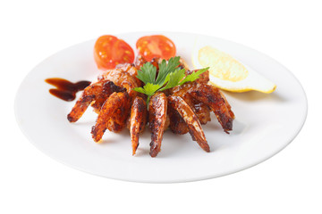 fried shrimps teriyaki