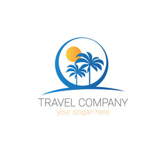 Travel Company Logo template