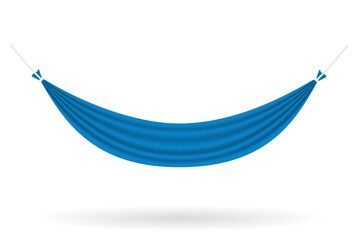 Naklejka premium hammock hanging cloth for rest stock vector illustration