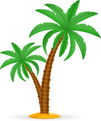 palm tree tropical stock vector illustration