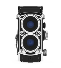 Twin-lens Reflex Camera Isolated