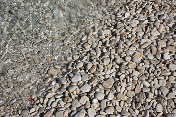 Stone beach detail