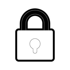 padlock vector illustration