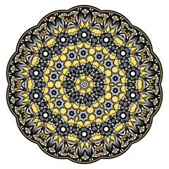 Colorful mandala on a white background