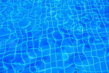 water surface texture background in the swimming pool 