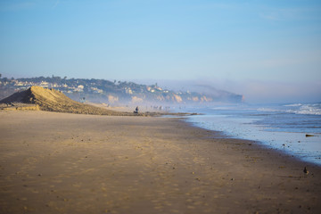 Fototapeta na wymiar Santa Monica and Malibu beaches
