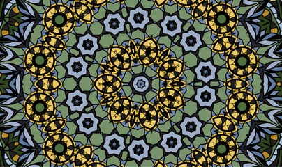 Antique geometric background