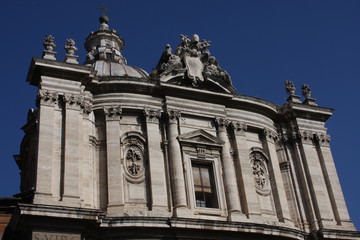 Fototapeta na wymiar Church of the Saints Luca and Martina (Chiesa dei Santi Luca e Martina) in Rome, Italy