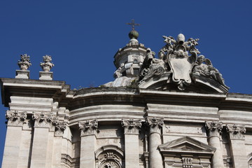 Obraz premium Church of the Saints Luca and Martina (Chiesa dei Santi Luca e Martina) in Rome, Italy