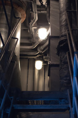 Machinery rooms on Ship