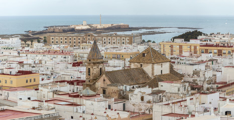 Obraz premium Views of Cadiz, beautiful city in southern Spain