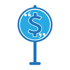 Dollar sign money icon