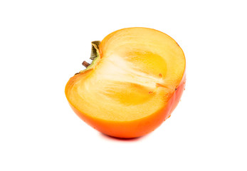 Half fruit persimmon