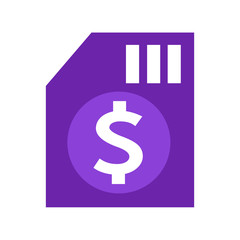 Dollar sign money icon