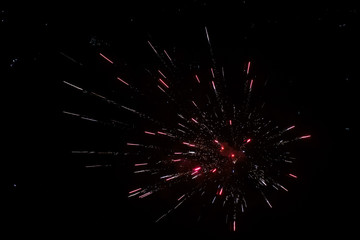 Blast of a star in the night sky