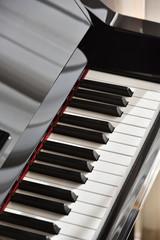 piano, close up