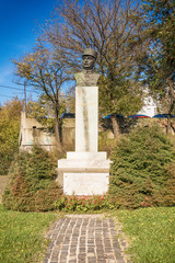 Fototapeta na wymiar Belgrade, Serbia October 20, 2016: Monument to Louis Franchet d'Esperey. He was a French general during World War I.