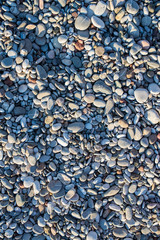 The texture of pebbles