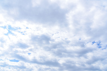 Blue sky with cloud in the morning.