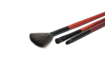 Brush for make up isolated on the white