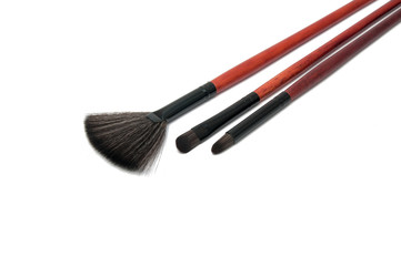 Brush for make up isolated on the white