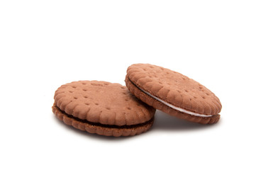 cookies isolated on the white. tasty delicious.