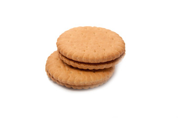 cookies isolated on the white. tasty delicious.
