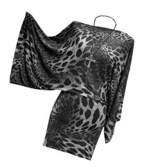 jersy dress, leopard print