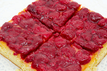 Obraz premium raspberry cake