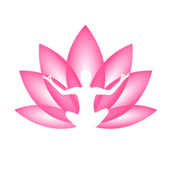 meditieren für denn geist rosa lilie © krissikunterbunt