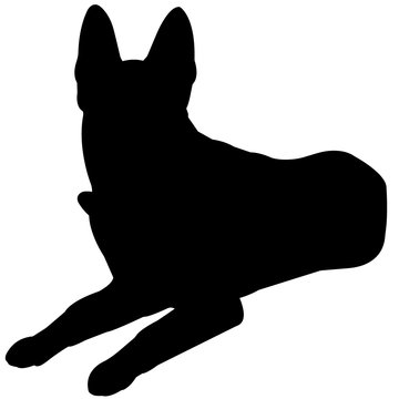 recommend clip art: German Shepherd Dog Silhouette Vector Graphics