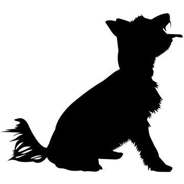 recommend clip art: Yorkshire Terrier Dog Silhouette Vector Graphics
