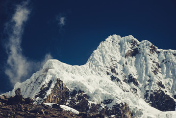 Landscape in Cordillera Blanca