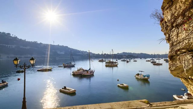 Lever du jour depuis la rade de Villefranche sur mer France French Riviera