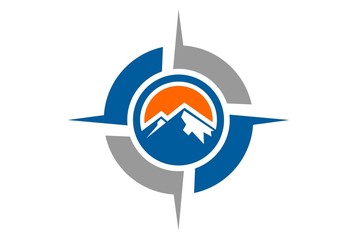 mountains compass logo