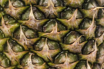 pineapple surface texture, close-up photo