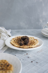 Gluten-Free Waffles with Chocolate