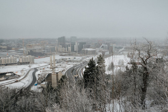 View Of Oslo Frm The Ekeberg Park, Gamle, Norway