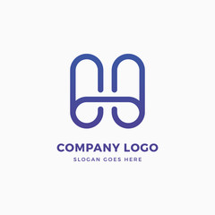 H Letter Logo Design
