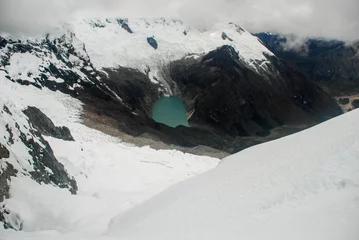 Cercles muraux Alpamayo Landscape in Cordillera Blanca