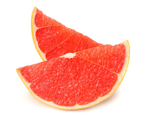 healthy food. grapefruit isolated on white background
